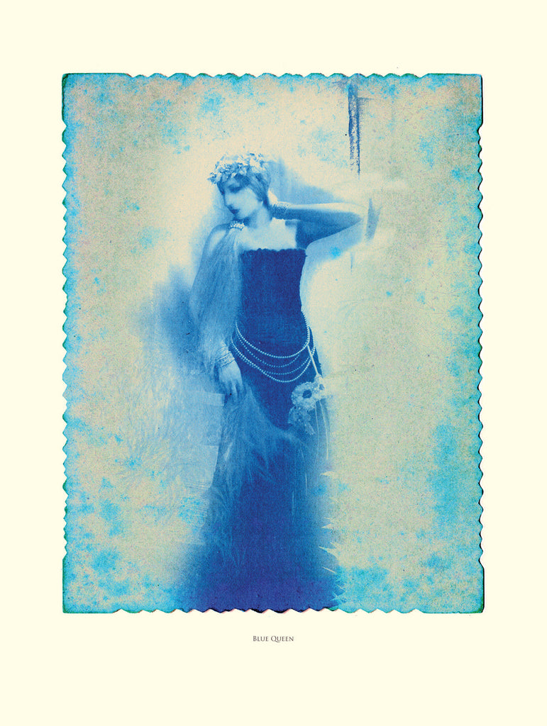 Blue Queen, Museum Quality Print, Essence: Winter