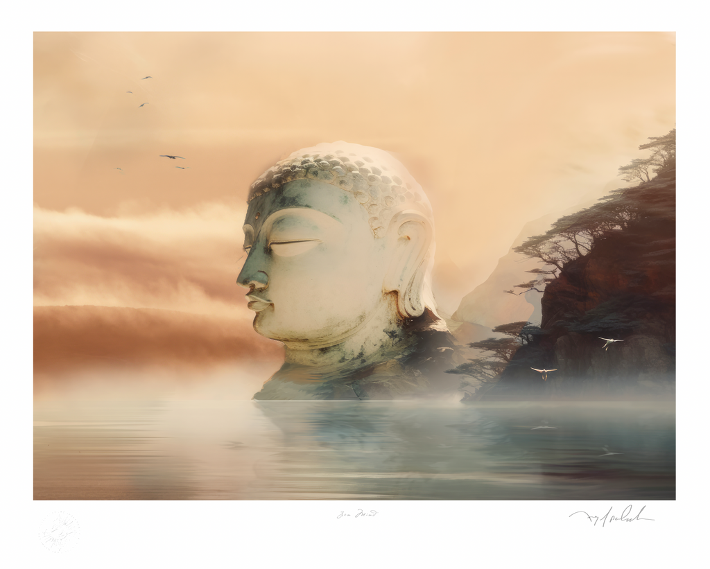 Zen Mind, Limited Edition Museum Quality Print