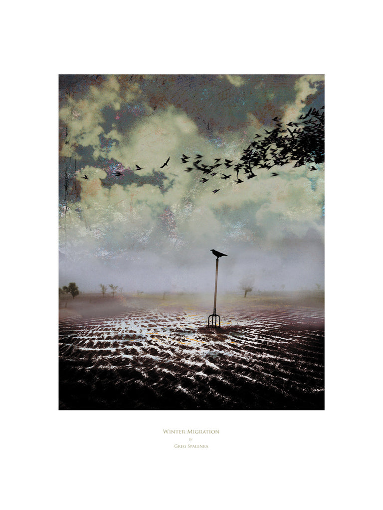 Winter Migration, Museum Quality Print, Essence: Winter