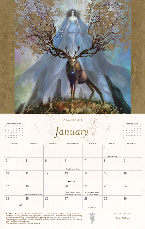 Divine Nature II 2021 Calendar