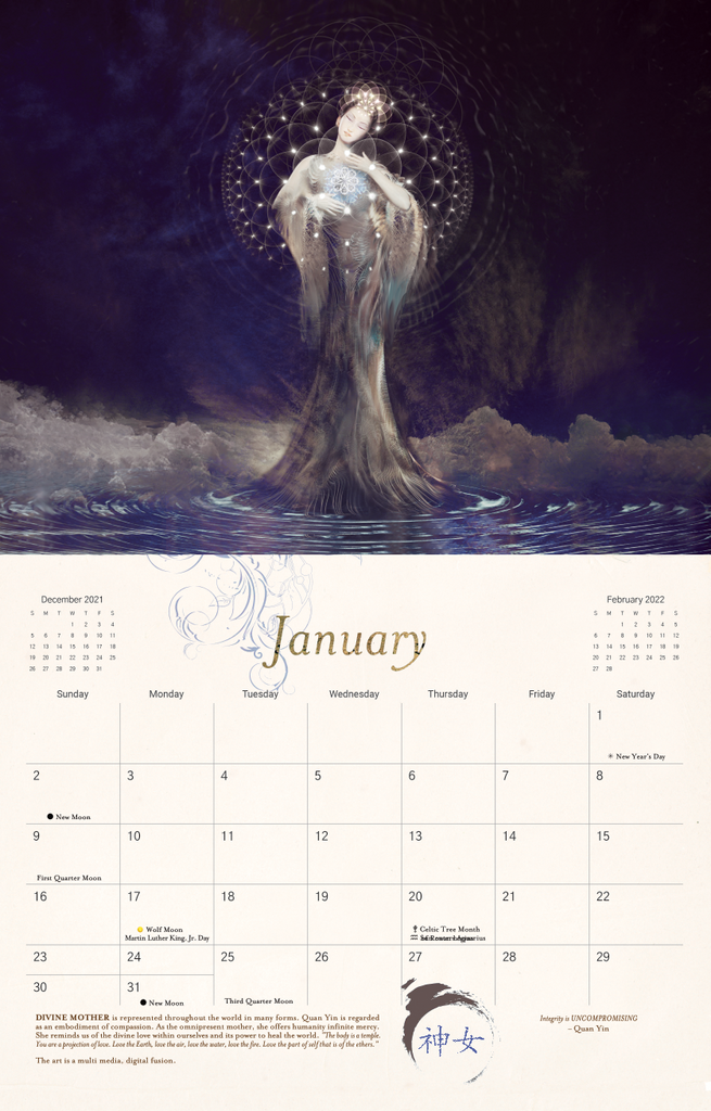 Divine Nature III 2022 Calendar
