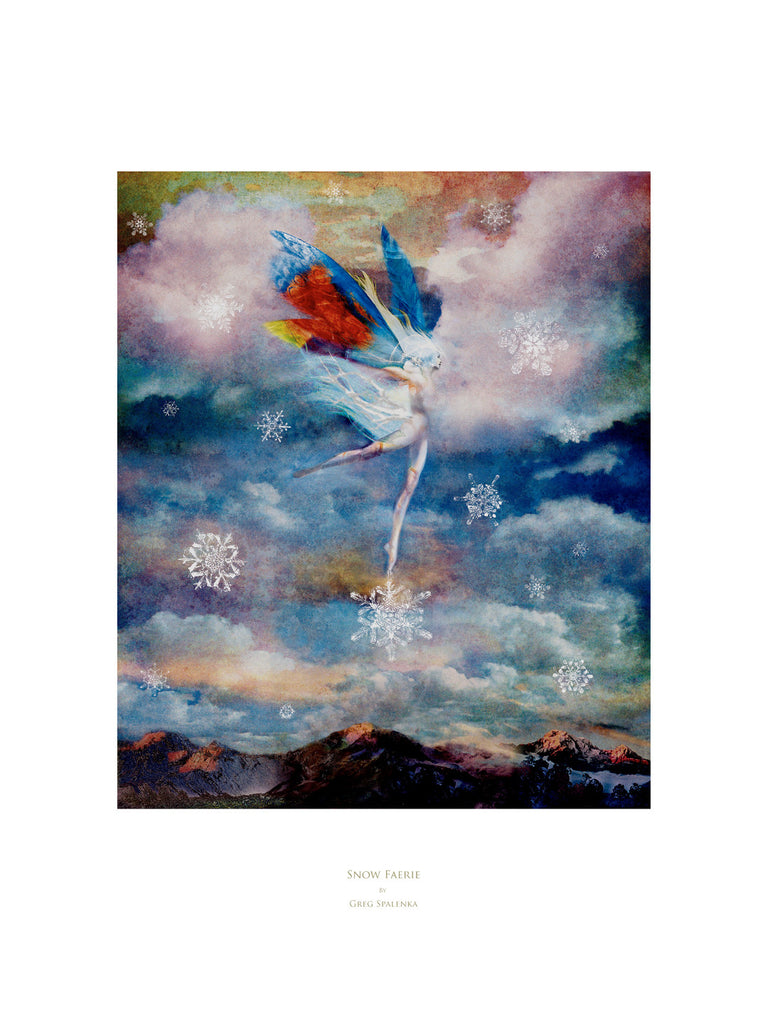 Snow Faerie, Museum Quality Print, Essence: Spring/Winter