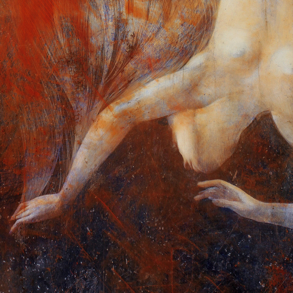 Cosmic Current, mixed media painting